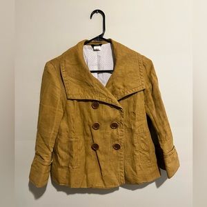 J. Crew Linen Crop Jacket